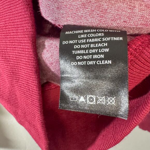 Y2K Bebe Velour Rhinestone Zip-Up Hoodie | Maroon Track Jacket Bling XS - Picture 7 of 9